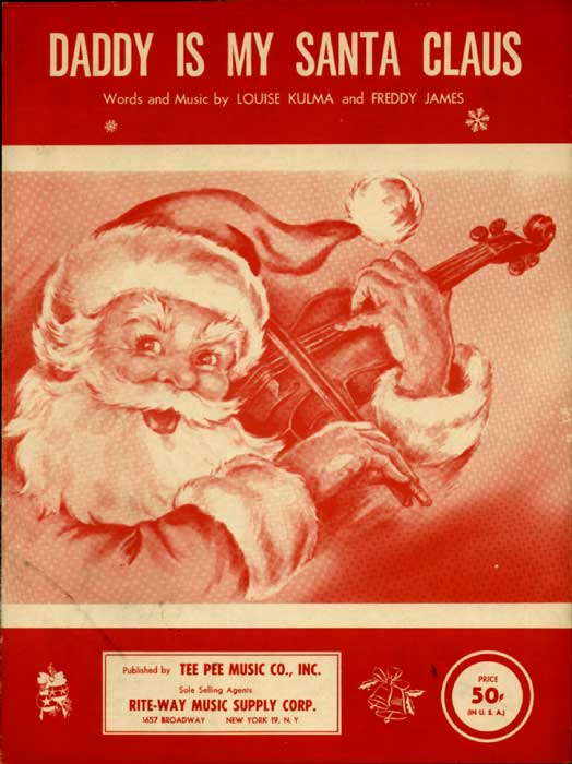 Daddy is my Santa Claus Sheetmusic