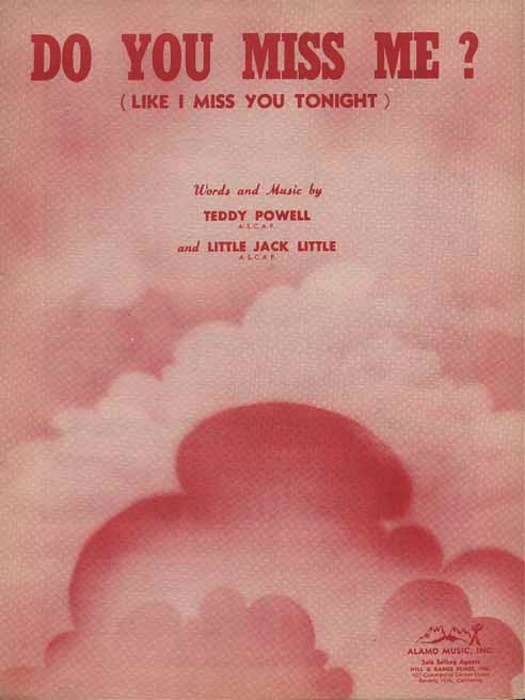Do You Miss Me? Sheetmusic