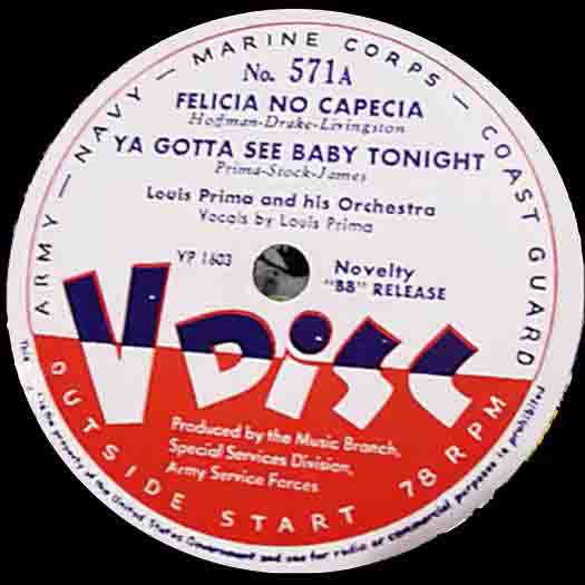 Vdisc VP 1603 Novelty 'BB' Release