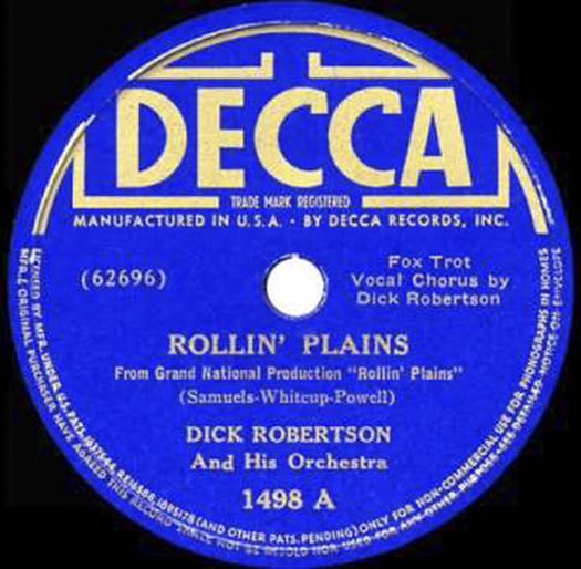 Decca 1498A-Dick Robertson