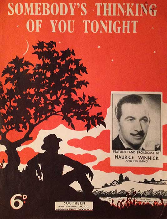 Sheetmusic w/Maurice Winnick photo
