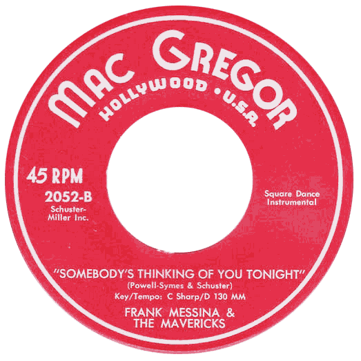 Mac Gregor 45 rpm #2052-B Square Dance Instrumental