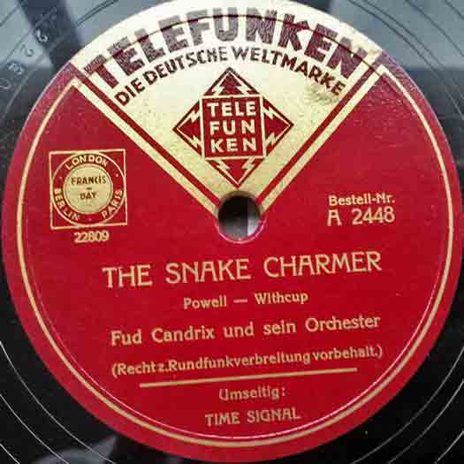 TELEFUNKEN A 2448 record label, Fud Candrix und sein Orchester