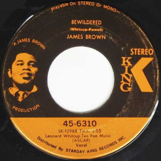 Starday King 45-6310 record label