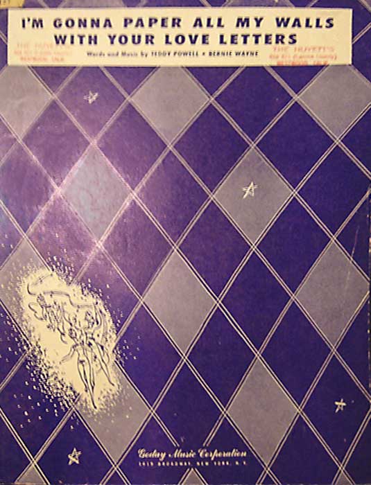 I’m Gonna Paper My Walls-Sheetmusic