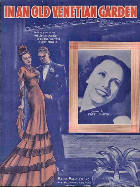 In an Old Venetian Garden-Sheetmusic w/Patti Chapin