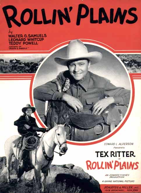 Sheetmusic w/Tex Ritter